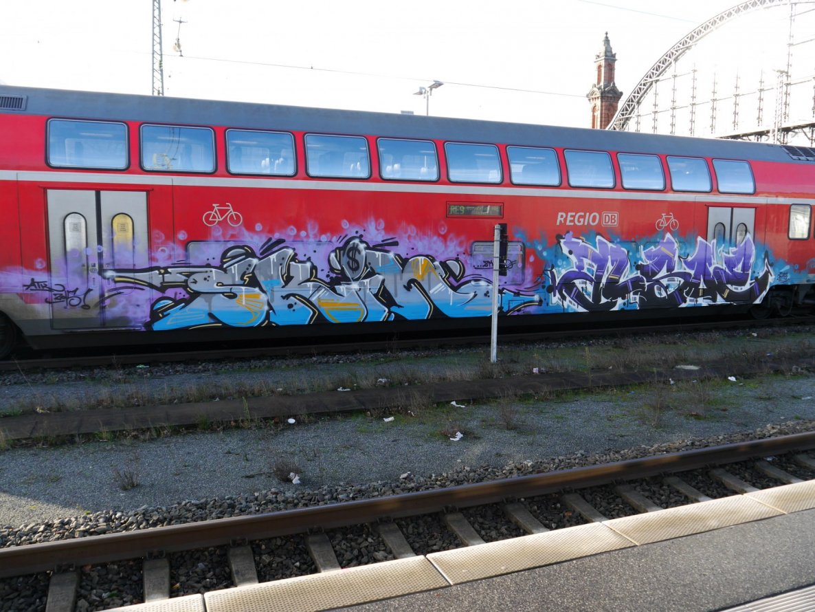 Graffiti Train - Photo by oldenburgcity - skin, alsoe (2015)