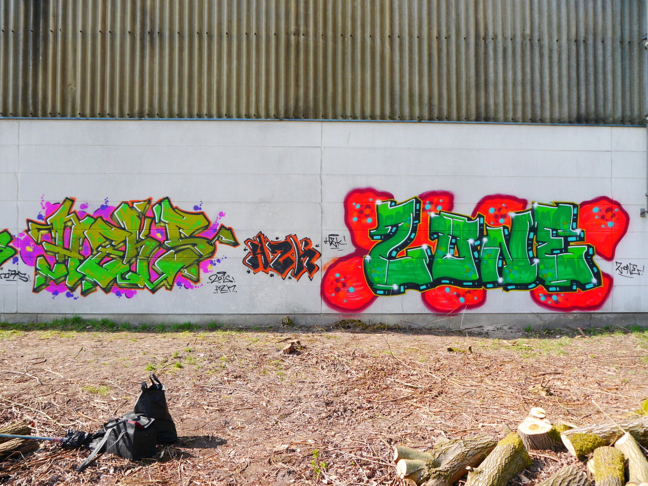 Graffiti Wall - Photo by oldenburgcity - hkz, zone (2016)