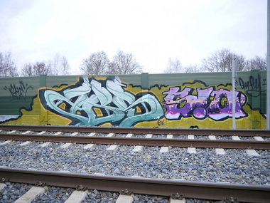 Graffiti Bombing - Photo by oldenburgcity - abs, sio (2014)