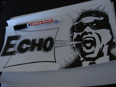 Graffiti Sketch - Photo by oldenburgcity - echo (2015)