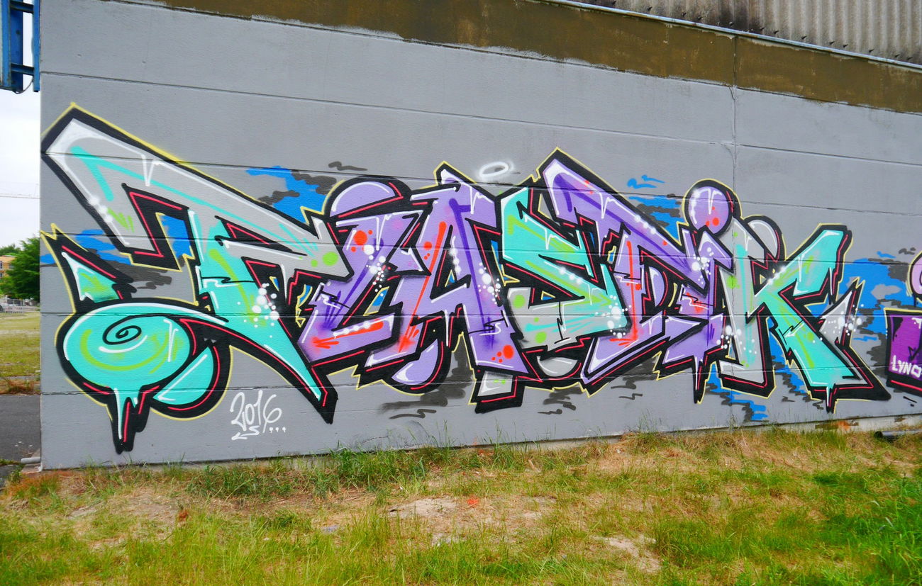 Graffiti Wall - Photo by oldenburgcity - plastik, psk (2016)