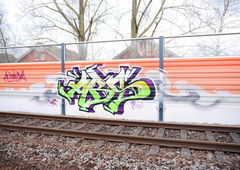 Graffiti Bombing - Photo by oldenburgcity - abs