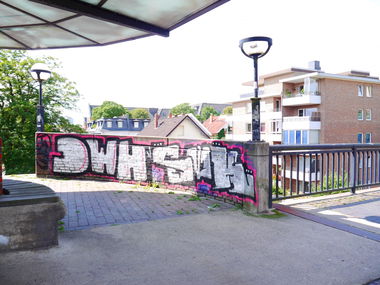Graffiti Bombing - Photo by oldenburgcity - dwh, swk (2015)
