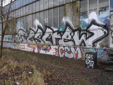 Graffiti Bombing - Photo by oldenburgcity - tgs, tgscrew