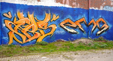 Graffiti Wall - Photo by oldenburgcity - abs, ems (2015)