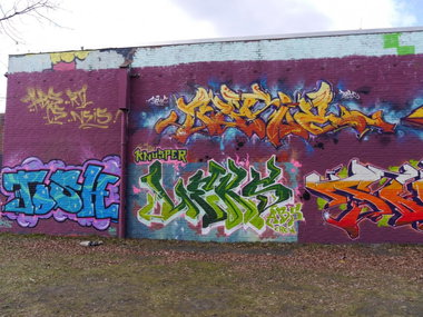 Graffiti Wall - Photo by oldenburgcity - sure, tosh, leks (2015)