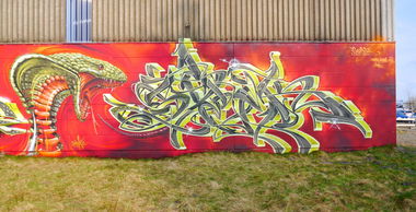 Graffiti Wall - Photo by oldenburgcity - sbeck, sbek, jayn (2016)