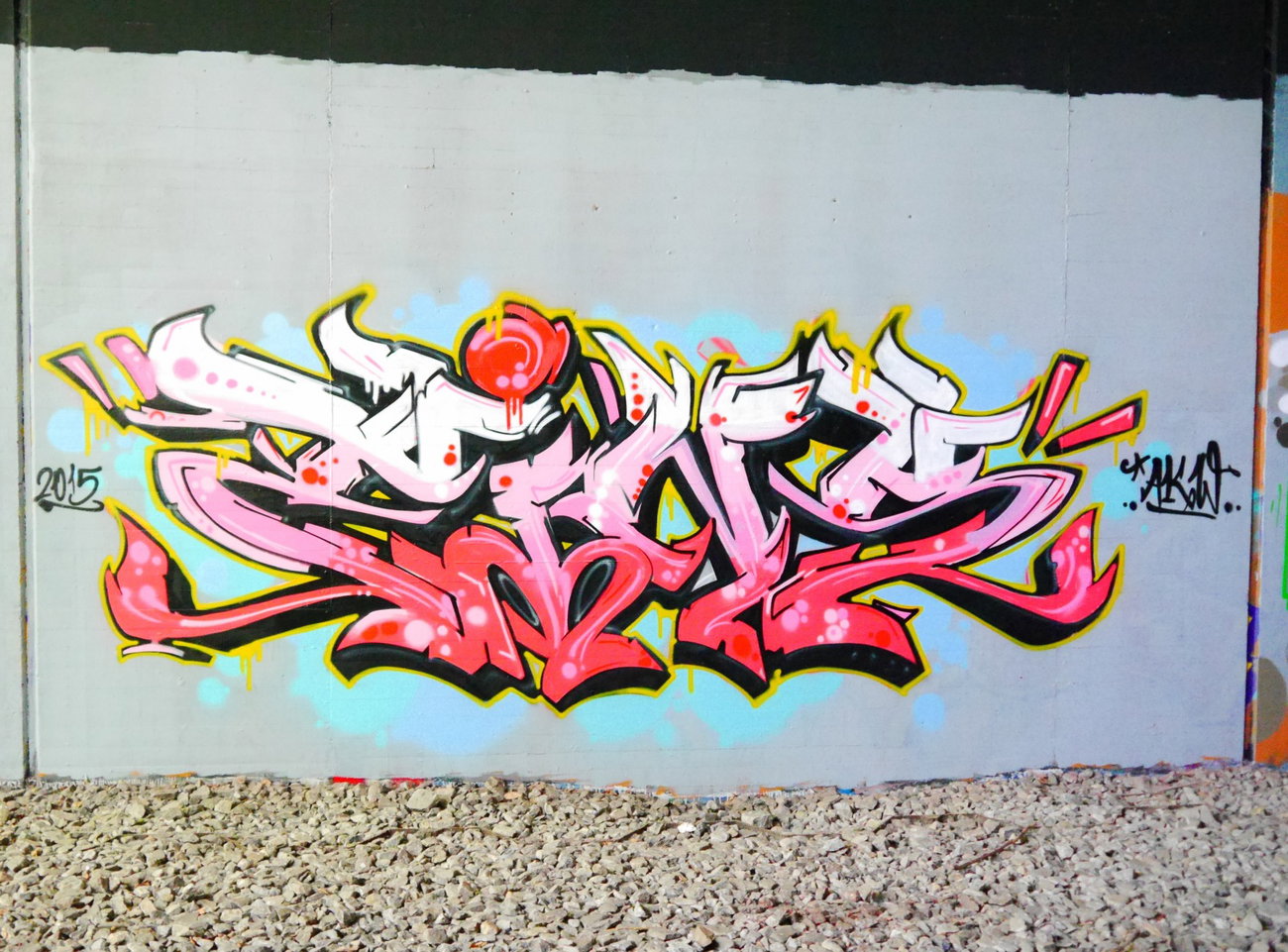 Graffiti Wall - Photo by oldenburgcity - eins (2015)