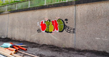 Graffiti Bombing - Photo by oldenburgcity - leeno, leenoe, linus (2015)