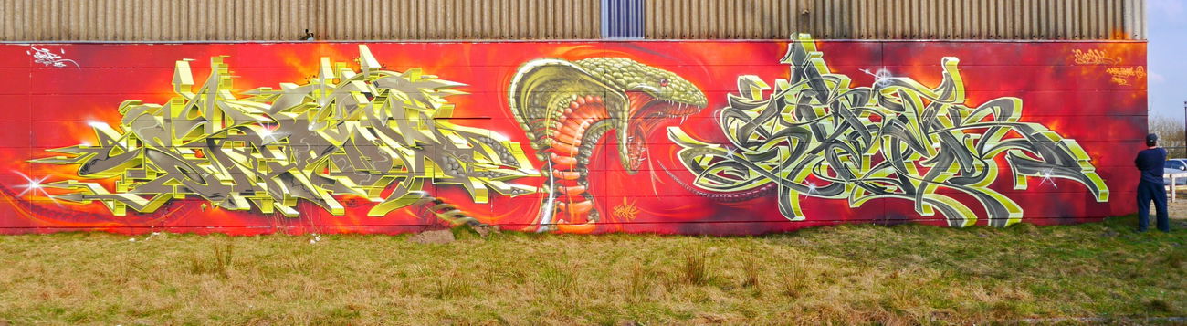 Graffiti Wall - Photo by oldenburgcity - skore, skore79, jayn (2016)