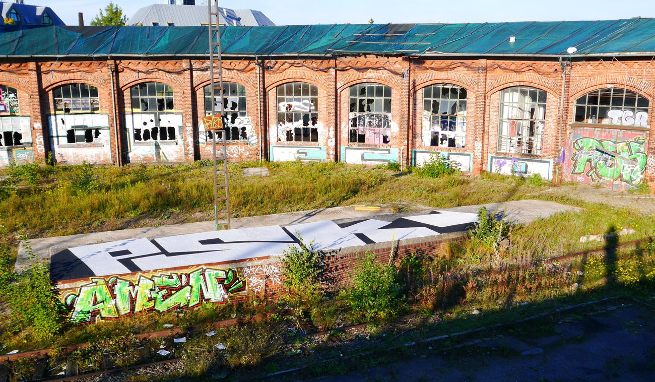 Graffiti Bombing - Photo by oldenburgcity - psk, amen, echo (2015)