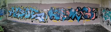 Graffiti Wall - Photo by oldenburgcity - alsoe, leenoe, leeno (2015)