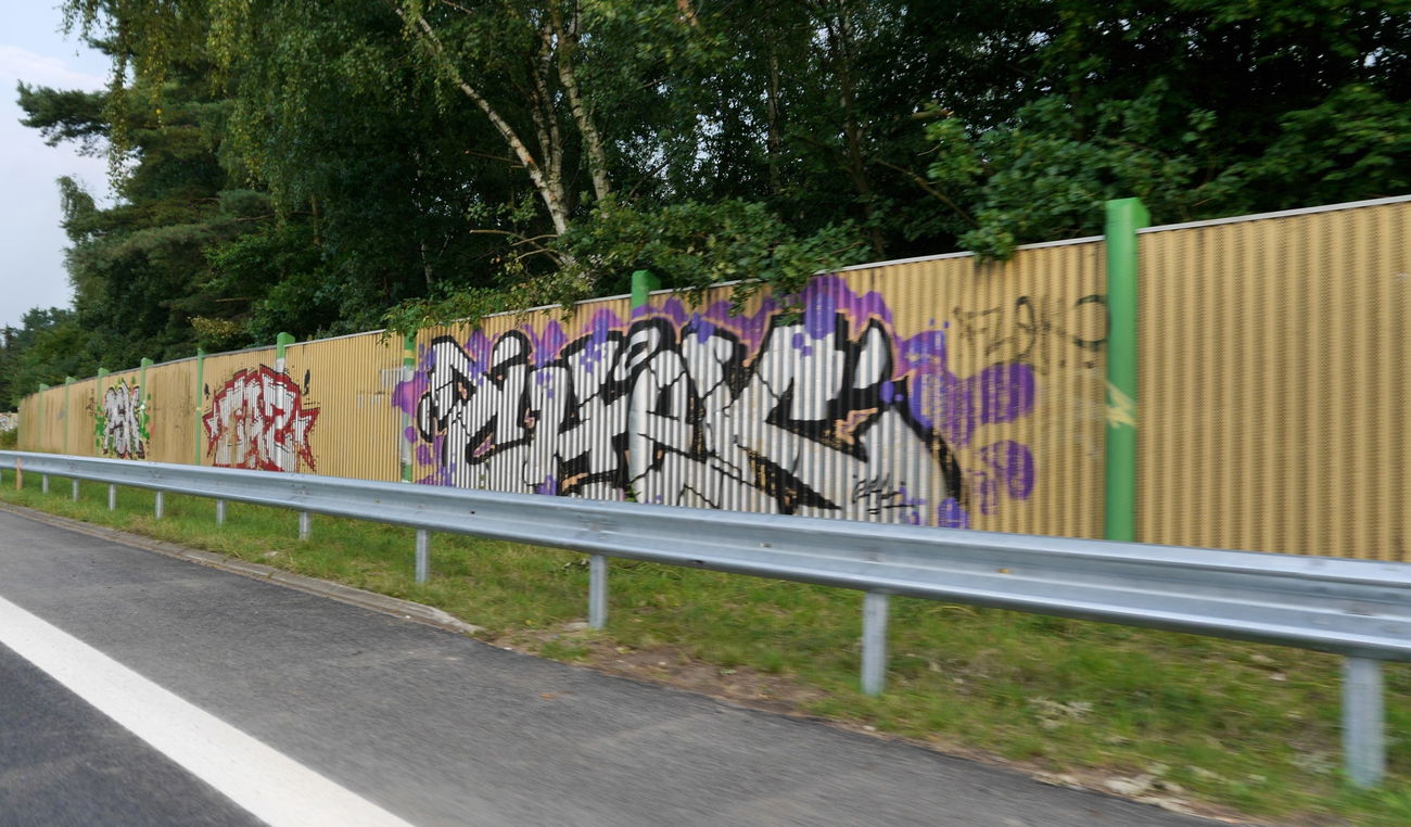 Graffiti Bombing - Photo by oldenburgcity - psk, eaz, chek (2015)