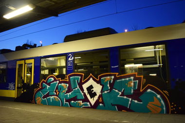 Graffiti Train - Photo by oldenburgcity - chek (2015)
