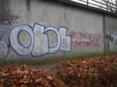 Graffiti Bombing - Photo by oldenburgcity - olol, lazlo, laslo
