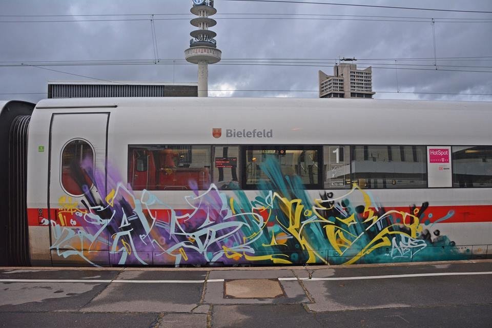 Graffiti Train - Photo by oldenburgcity - alsoe (2014)