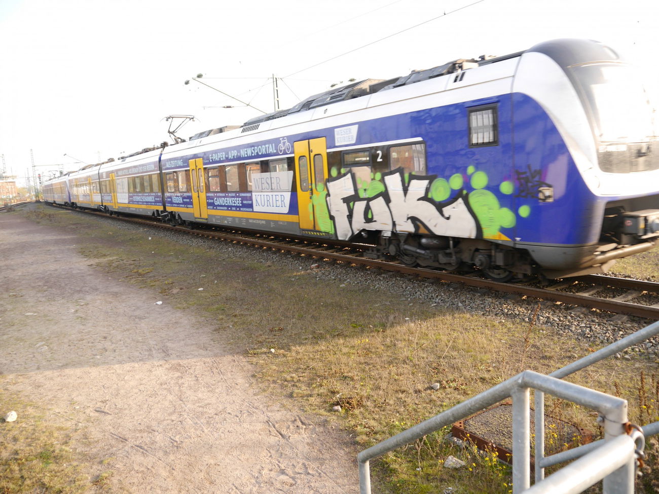 Graffiti Train - Photo by oldenburgcity - fuk (2015)