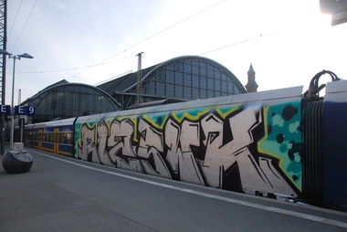 Graffiti Train - Photo by oldenburgcity - rlz, swk (2015)