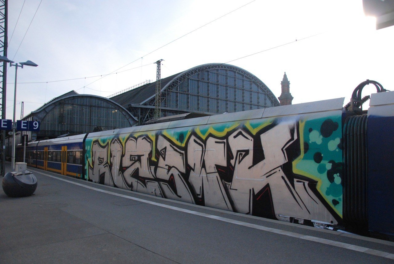 Graffiti Train - Photo by oldenburgcity - rlz, swk (2015)