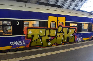 Graffiti Train - Photo by oldenburgcity - teik, teich, teig (2015)