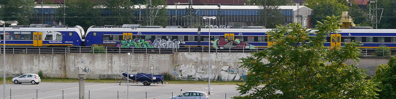 Graffiti Train - Photo by oldenburgcity - skin, rain, primo (2015)