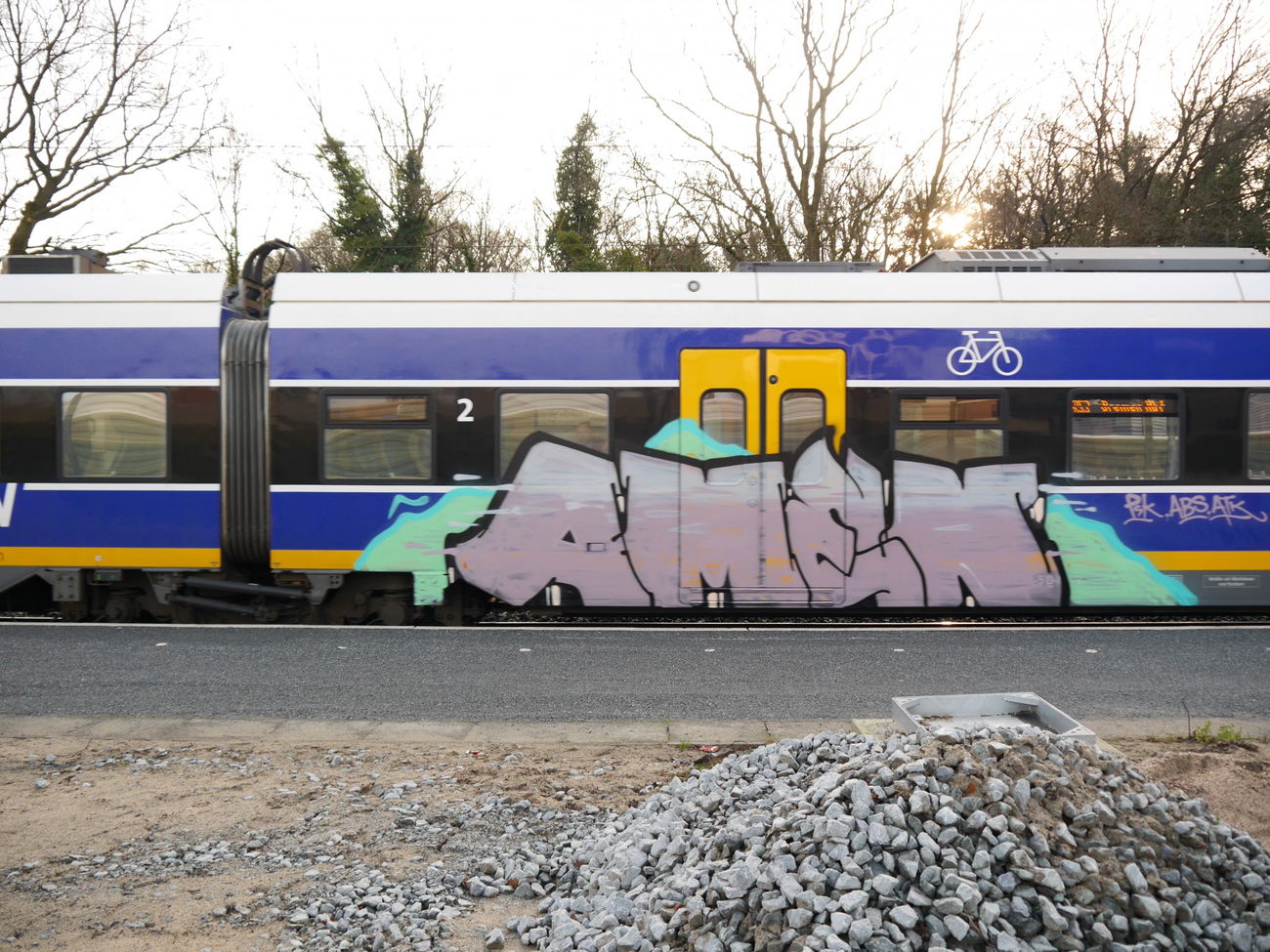 Graffiti Train - Photo by oldenburgcity - amen (2015)