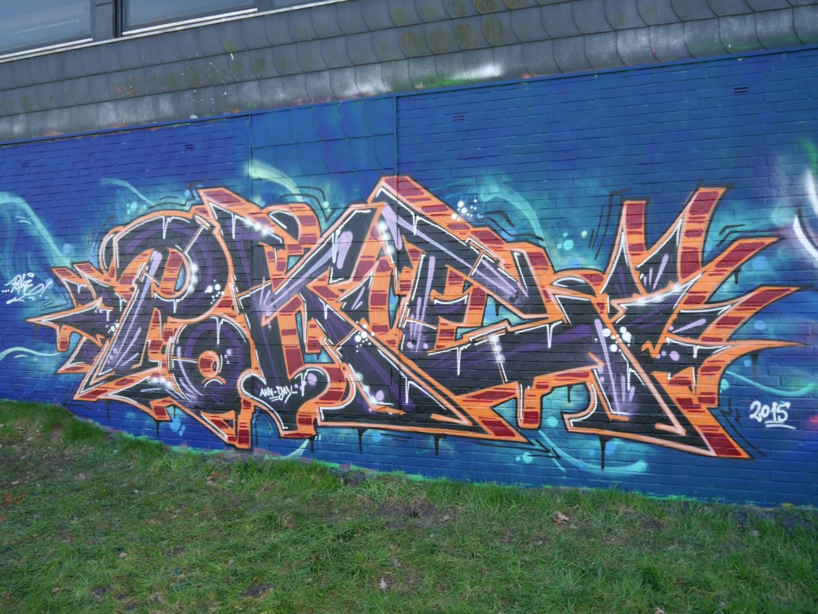 Graffiti Wall - Photo by oldenburgcity - poke, abs (2015)