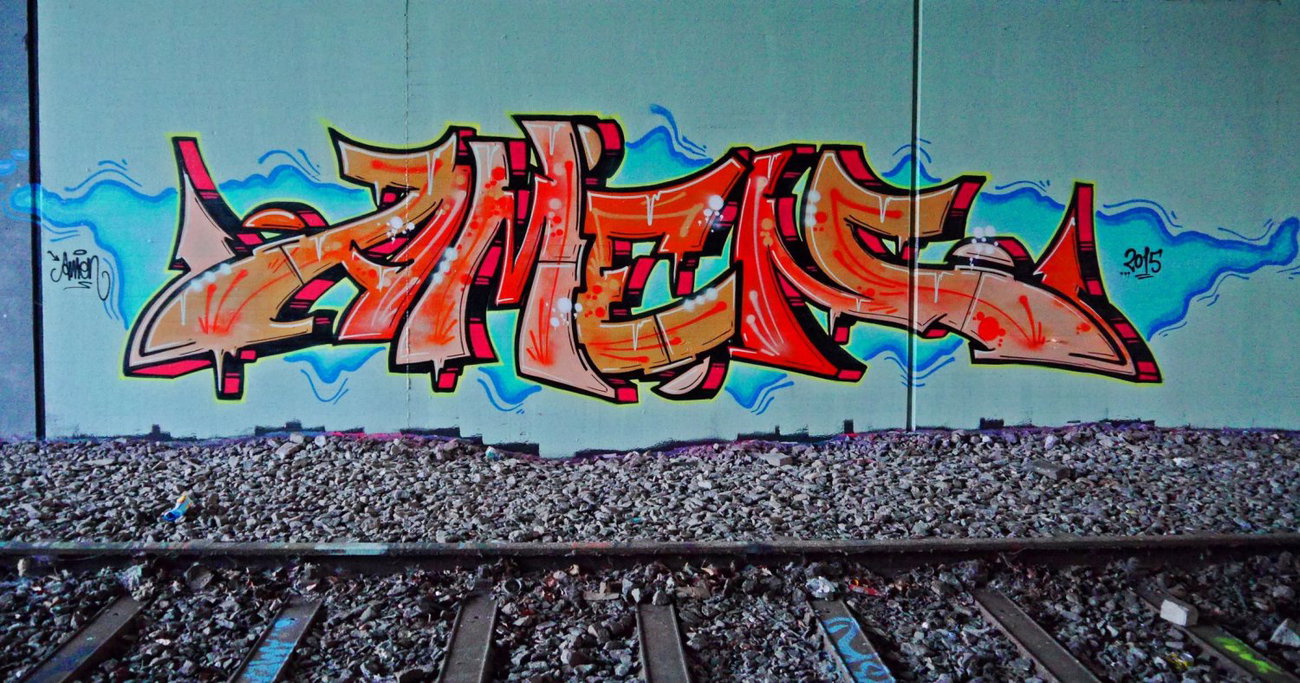 Graffiti Wall - Photo by oldenburgcity - amen (2015)