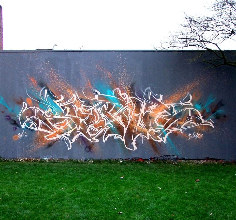 Graffiti Wall - Photo by oldenburgcity - sure (2014)