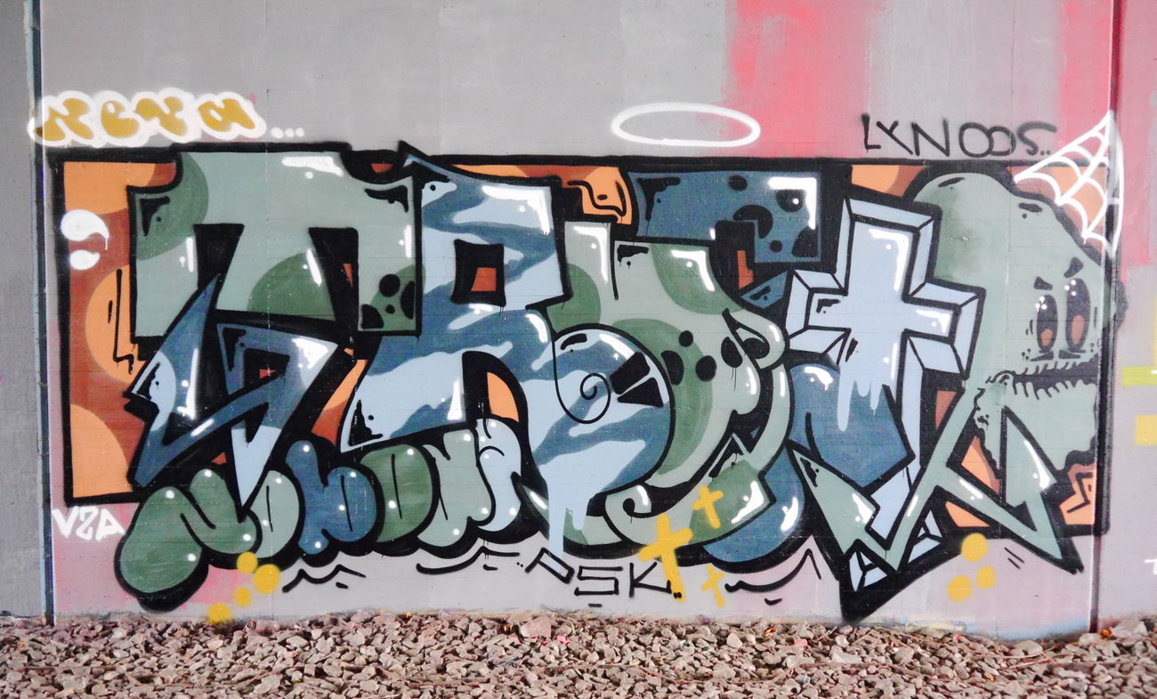 Graffiti Wall - Photo by oldenburgcity - neva, trust, nobody (2015)