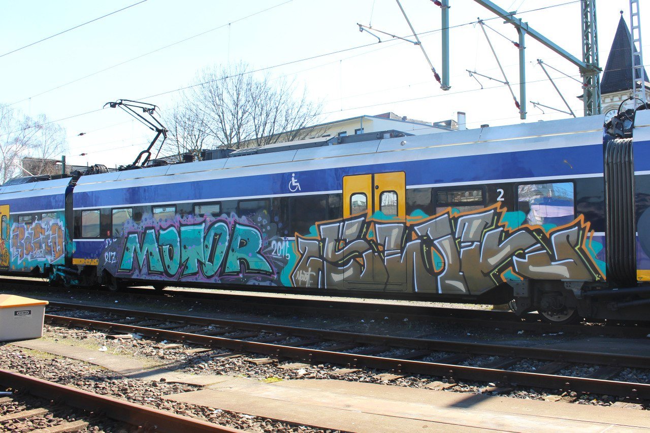 Graffiti Train - Photo by oldenburgcity - ratio, motor, swk (2015)