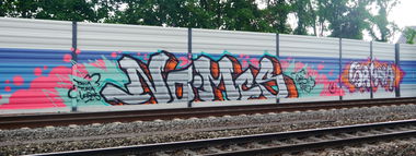 Graffiti Bombing - Photo by oldenburgcity - nomc´s, nomcs, sauna