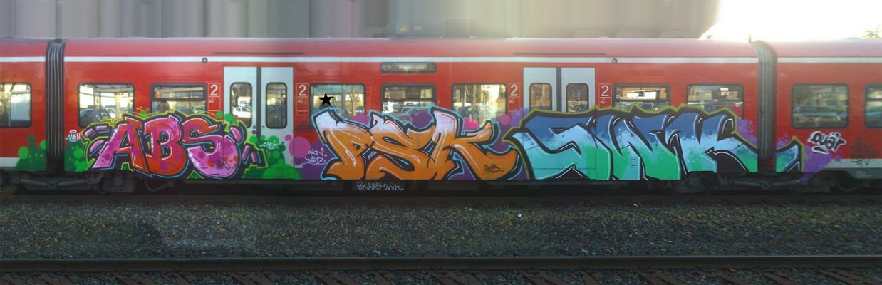 Graffiti Train - Photo by oldenburgcity - abs, psk, swk (2013)