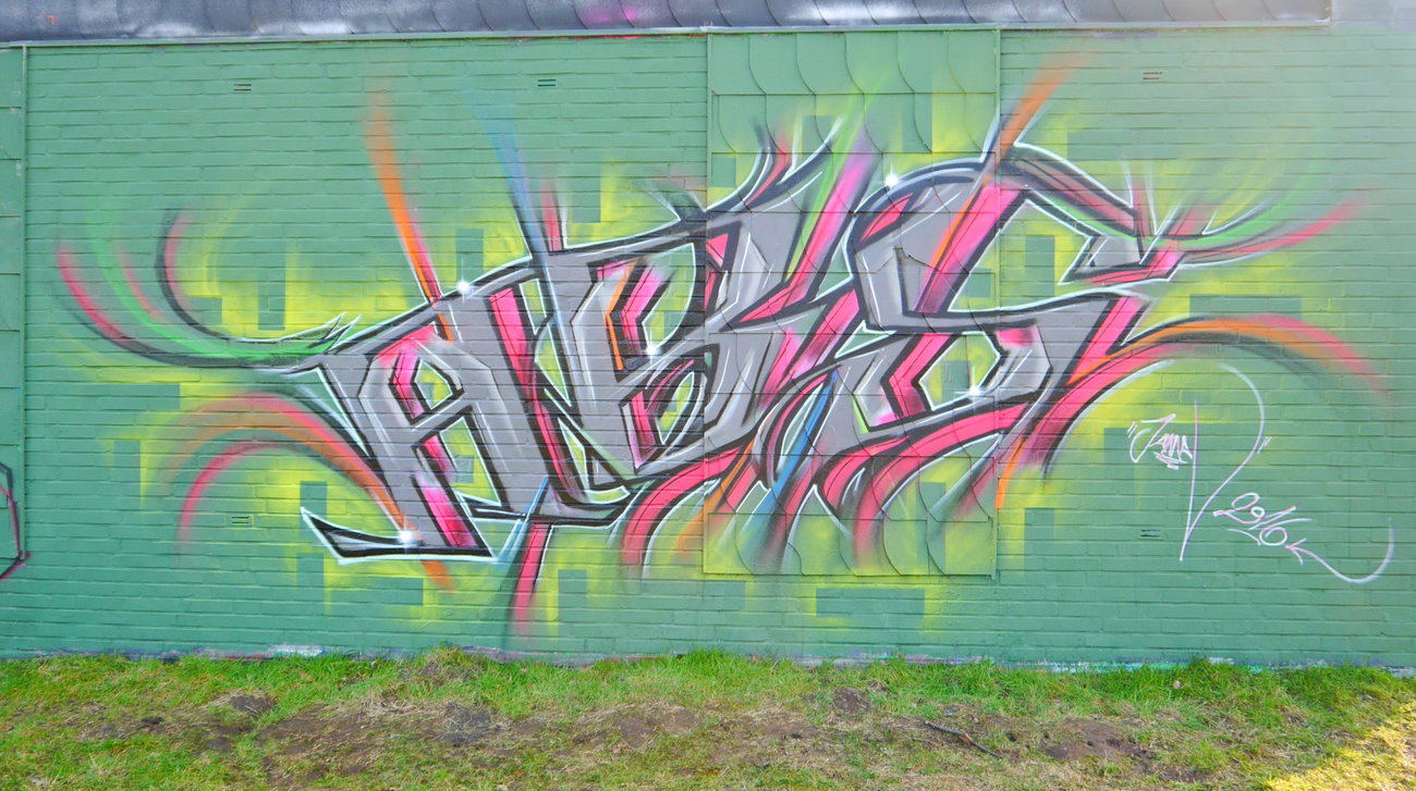 Graffiti Wall - Photo by oldenburgcity - abs (2016)