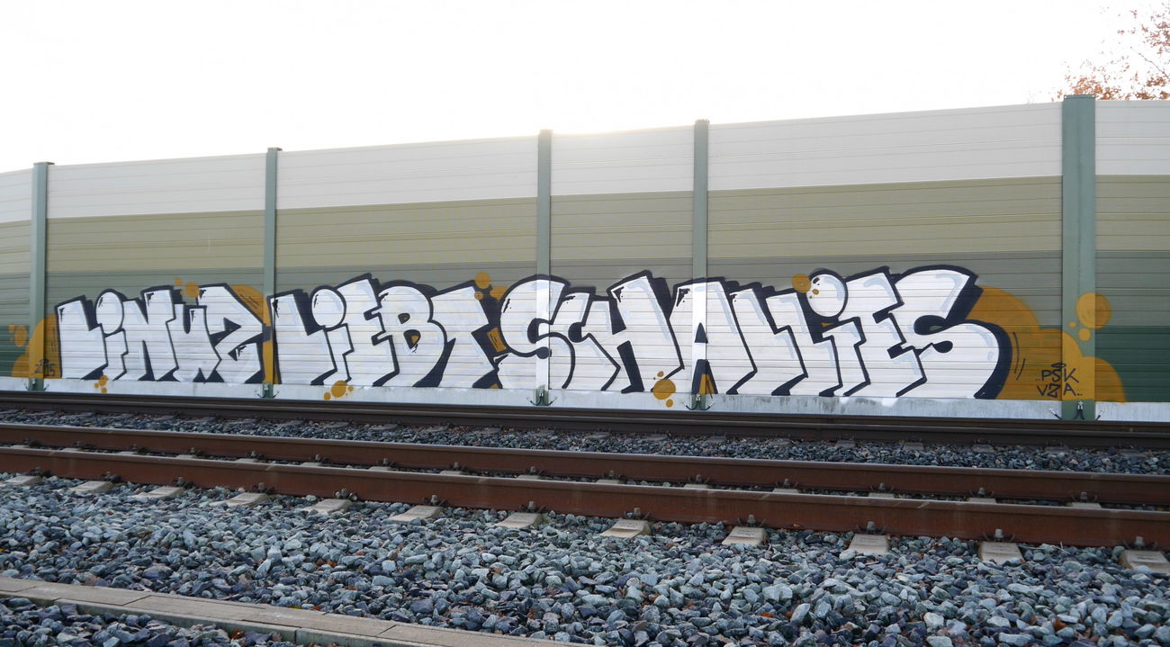 Graffiti Bombing - Photo by oldenburgcity - linuz, liebt, schallies (2015)
