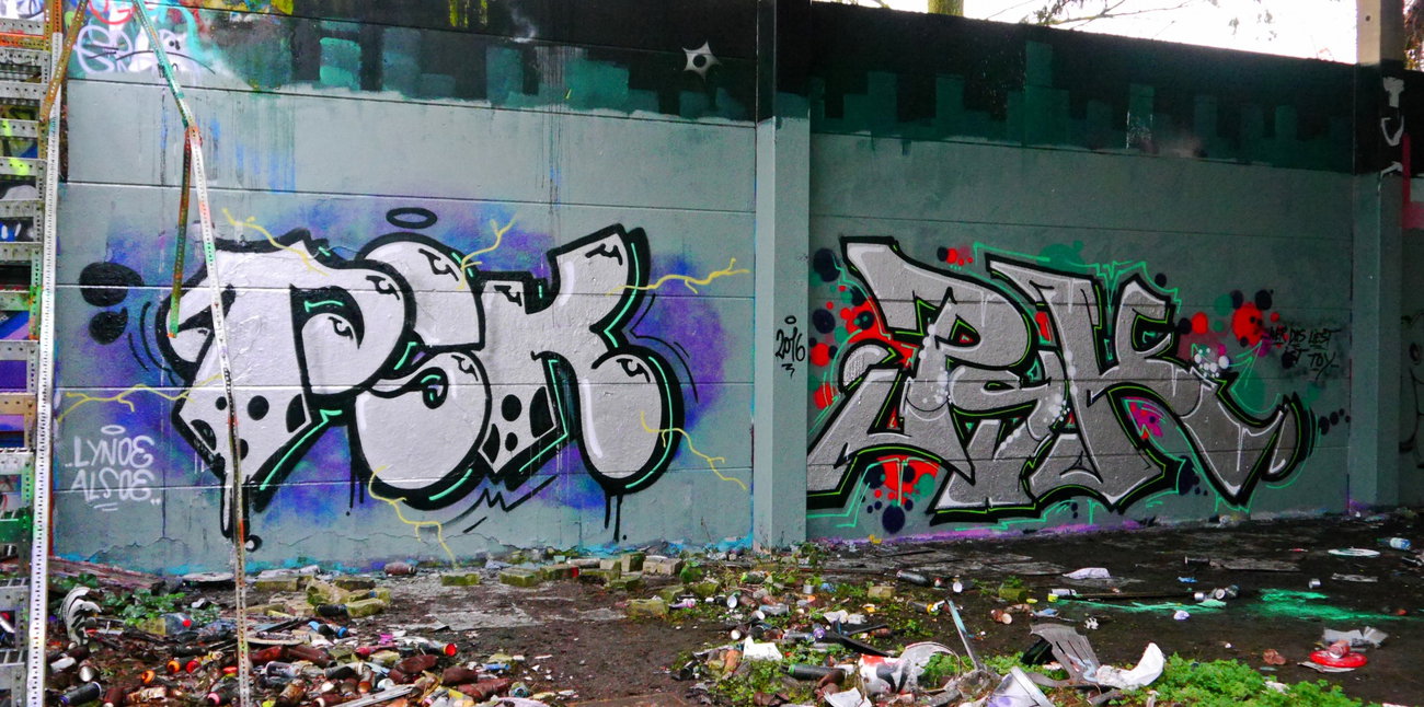 Graffiti Wall - Photo by oldenburgcity - psk (2016)