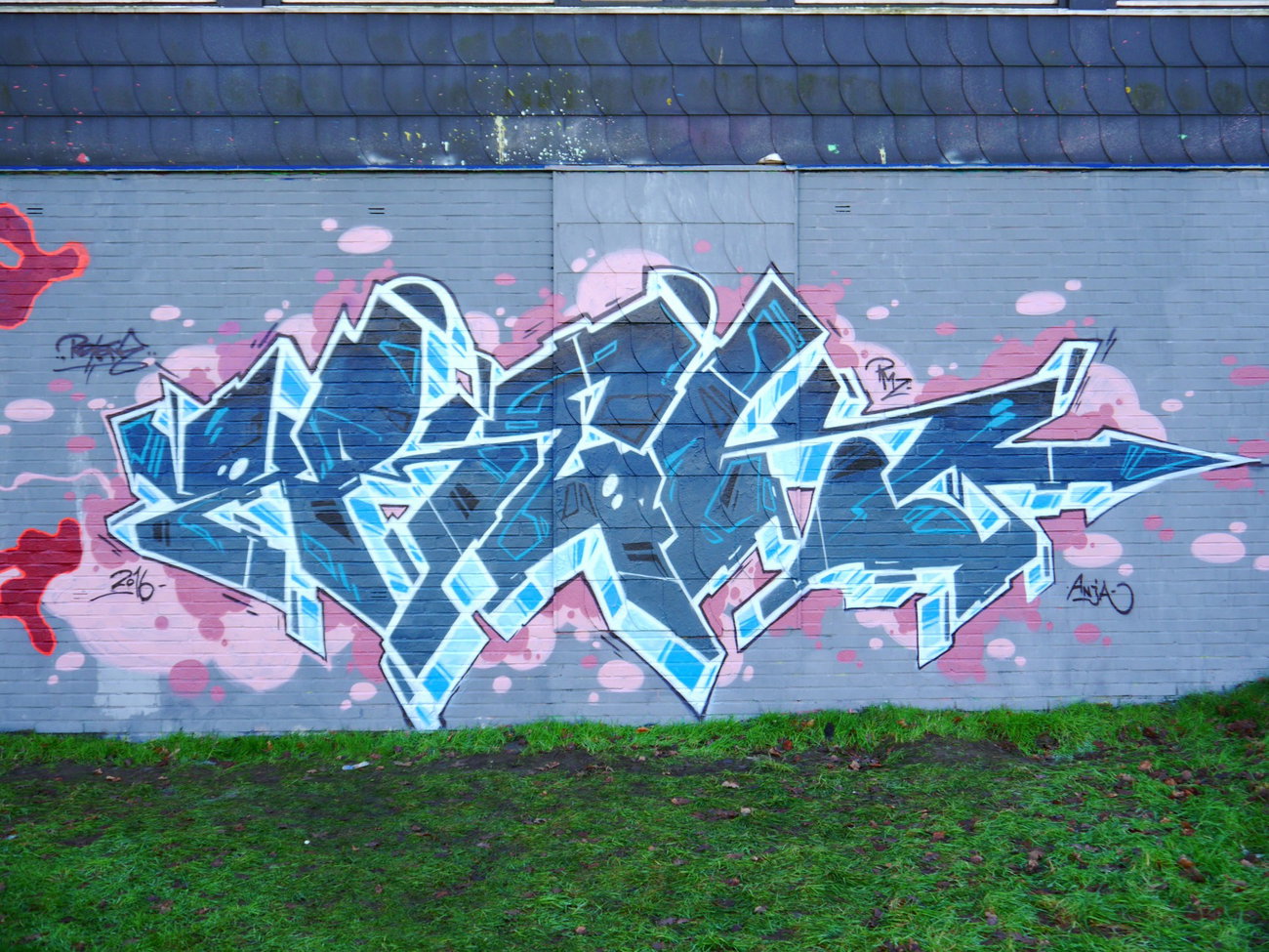 Graffiti Wall - Photo by oldenburgcity - rek (2016)