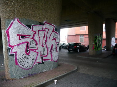 Graffiti Bombing - Photo by oldenburgcity - swk, vza, ditc (2015)