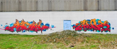 Graffiti Wall - Photo by oldenburgcity - alsoe, anis (2016)