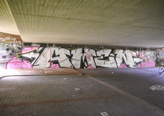 Graffiti Bombing - Photo by oldenburgcity - amen (2015)
