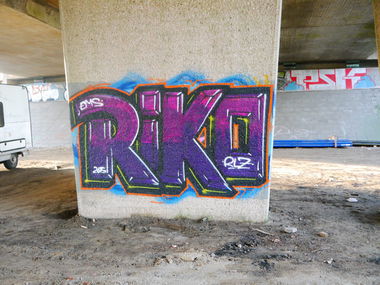 Graffiti Bombing - Photo by oldenburgcity - riko, psk (2015)