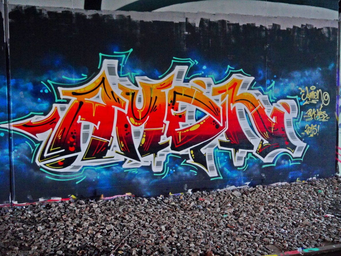 Graffiti Wall - Photo by oldenburgcity - amen (2015)