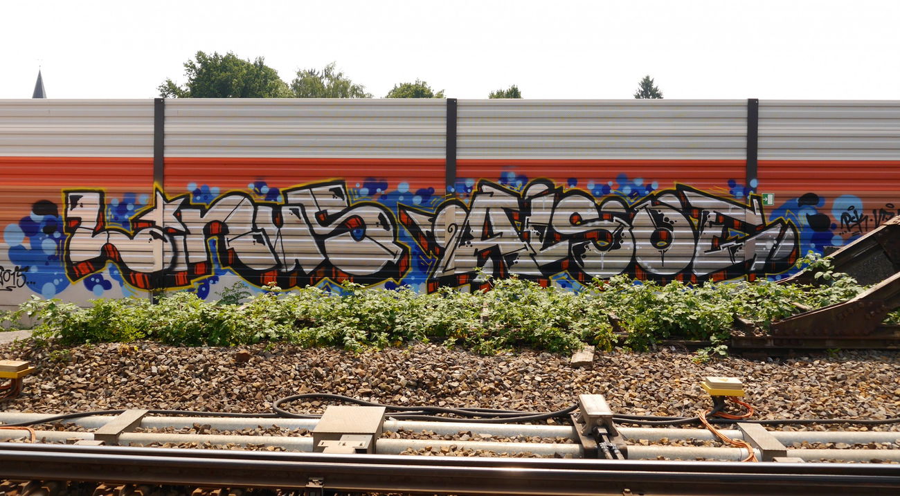 Graffiti Bombing - Photo by oldenburgcity - linus, leenoe, leeno (2015)