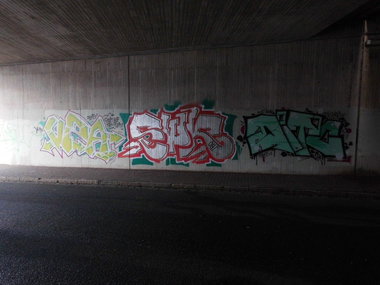Graffiti Bombing - Photo by oldenburgcity - vza, swk, ditc (2015)
