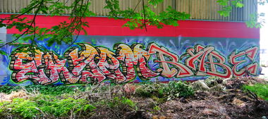 Graffiti Wall - Photo by oldenburgcity - ekzem, rabe (2016)