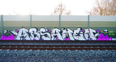 Graffiti Bombing - Photo by oldenburgcity - abs, amen, absamen (2015)