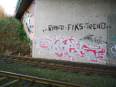 Graffiti Bombing - Photo by oldenburgcity - joker