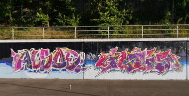 Graffiti Wall - Photo by oldenburgcity - alsoe, also, iltis (2015)