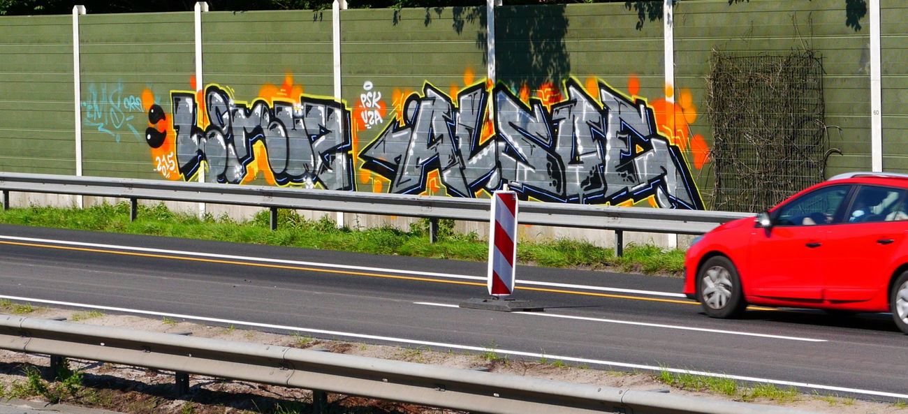 Graffiti Bombing - Photo by oldenburgcity - linuz, linus, leenoe (2015)