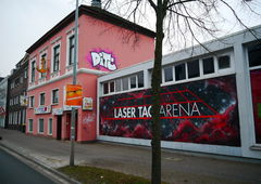 Graffiti Bombing - Photo by oldenburgcity - DITC, Lasertagarena (2015)